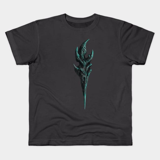 ice crown Kids T-Shirt by Hedgeh0g